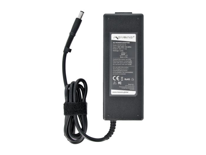 Movano zasilacz do laptopa HP 19V / 7.1A / 135W z wtyczką 7.4x5.0mm [HP1971P]