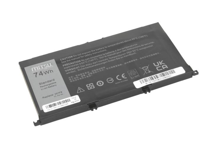 Mitsu bateria Dell Inspiron 15 7557, 7559 10.8V/11.4V, 6600mAh (74Wh) 6 ogniw [BC/DE-7557H]