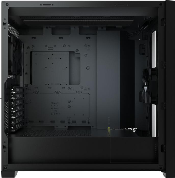 Corsair 5000D Tempered Glass Mid-Tower ATX PC Case Black (szkło hartowane) (2x USB 3.2 Gen1, 1x USB-C 3.2 Gen1) (4x2.5, 2x3.5) [CC-9011208-WW]