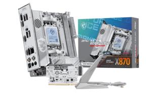 MSI MPG X870I EDGE TI EVO WIFI (AMD B870) [AM5, 4xDDR5 do 10000MHz, (HDMI 2.1) (3xM.2, 1xPCIe 5.0 x16, 1xgniazdo karty FP) WiFi 7, BT 5.4, mini-ITX]