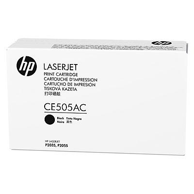 CE505AC (05A) - czarny, oryginalny toner drukujący HP, wydajność ok. 2300 stron (LaserJet P2035, P2055)