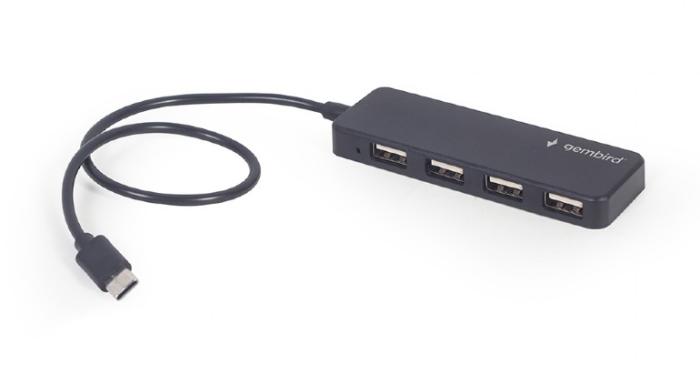 Gembird USB-C HUB (4 x USB 2.0) [UHB-CM-U2P4-01]
