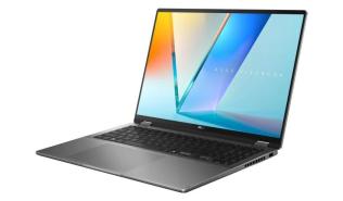 Asus Vivobook 16 Flip OLED [TP3607SA-RJ010W] 8-Core Intel Core Ultra 7 258V /16 2880x1800 błyszcząca OLED 120 Hz / 32GB / 1TB / Intel Arc / pk / 1.78kg / Win11Home (szary)