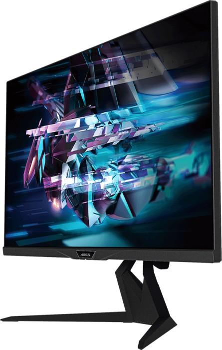 32’’ Gigabyte Aorus FI32U (SS-IPS 4K, 3840x2160, 350, 1ms, 123% sRGB, HDR 400, 144Hz) (2xHDMI 2.1, DP 1.4, 2xUSB 3.0, USB-C) pivot, czarny