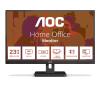 24’’ AOC 24E3UM (VA LED, 1920x1080, 300, 4ms, 75HZ) (VGA, HDMI 1.4, HDCP 1.4, DP 1.2) głośniki, czarny
