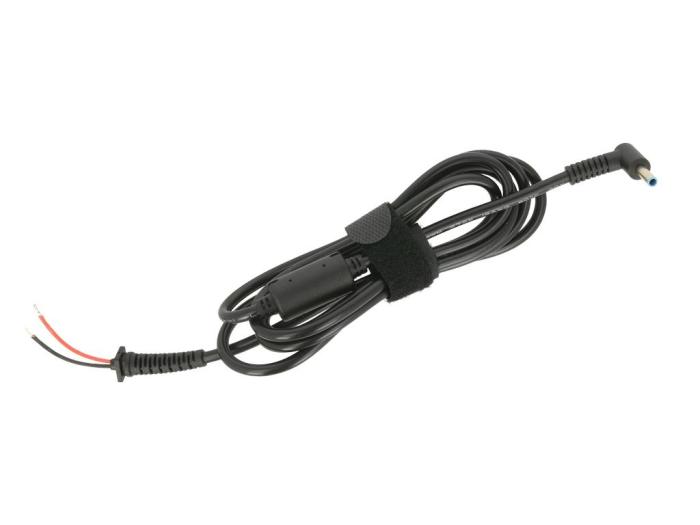 Wtyk z kablem do notebooków HP wtyczka 4.5x3.0mm + pin [DC-HP195615]