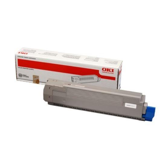 44643004 - czarny, oryginalny toner OKI, 7000 stron (OKI 801n, C801dn, 821n, 821dn)