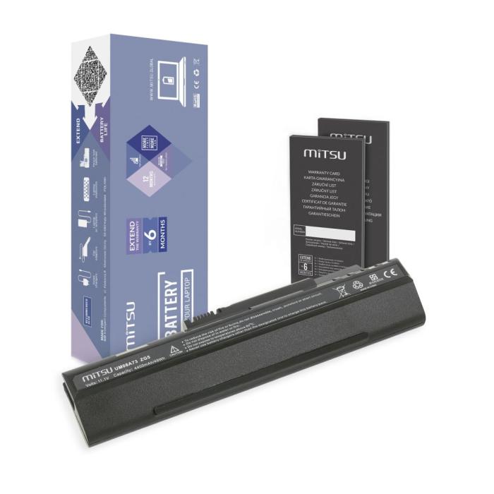 Mitsu bateria Acer Aspire D150, D250 10.8V/11.1V, 4400mAh [BC/AC-D250]