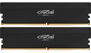 DDR5 32GB (2x16GB) 6400 MHz Crucial Pro Overlocking Black XMP 3.0 AMD EXPO CL32 32-40-40-103 1.35V [CP2K16G64C32U5B]