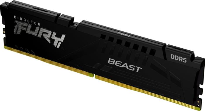 DDR5 8GB 6000 MHz Kingston Fury Beast Black XMP CL30 30-36-36 1.4V [KF560C30BB-8]