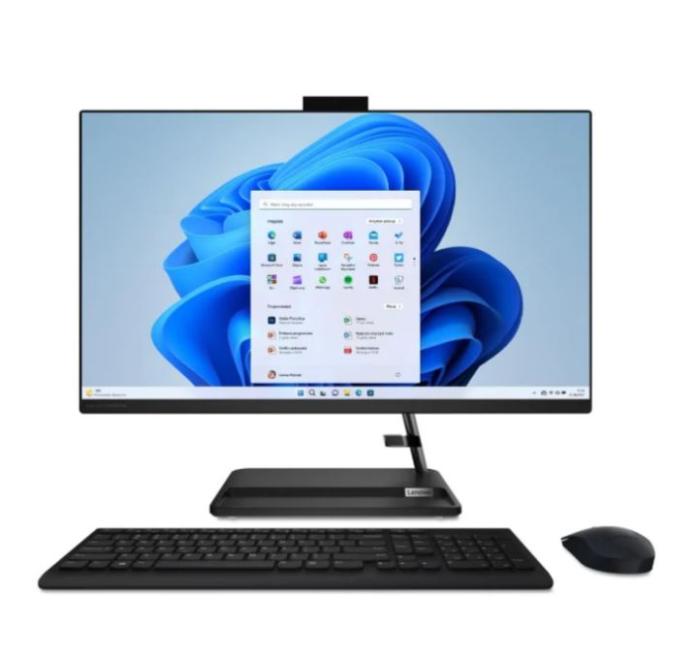 Komputer All-in-One LENOVO IdeaCentre 5-27 [F0GJ00V1PB] 8-Core i5-12450H/27 1920x1080 matowa/16GB DDR4/1TB SSD/UHD/Win11Home (czarny)