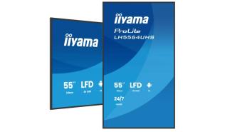 (55) 54.6 Iiyama ProLite LH5564UHS-B1AG (VA 4k, 3840x2160 , 500, 6.5ms, 60hz) (2xHDMI, USB-C Alt DP, 2xUSB 2.0, LAN, Audio, RS232) głośniki, system Android, czarny