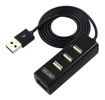 Unitek Y-2140 USB 2.0 Hub 4-porty (czarny)