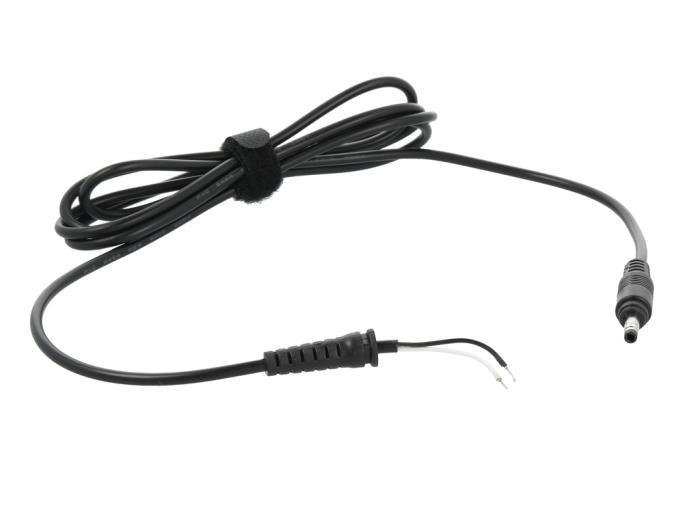 Wtyk z kablem do notebooków Lenovo, HP Mini wtyczka 4.0x1.7mm [DC-HP195205 / AP-37]