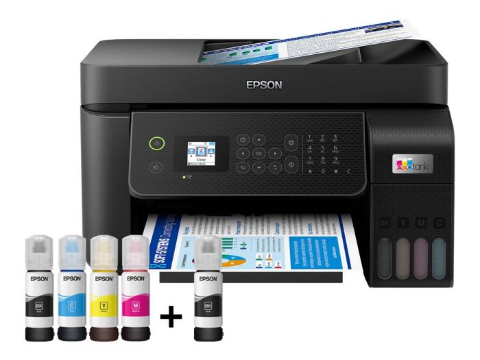 Epson EcoTank L5290 czarny (drukarka, kopiarka, skaner, faks, ADF) (tusz 101) (USB 2.0, LAN, WiFi)