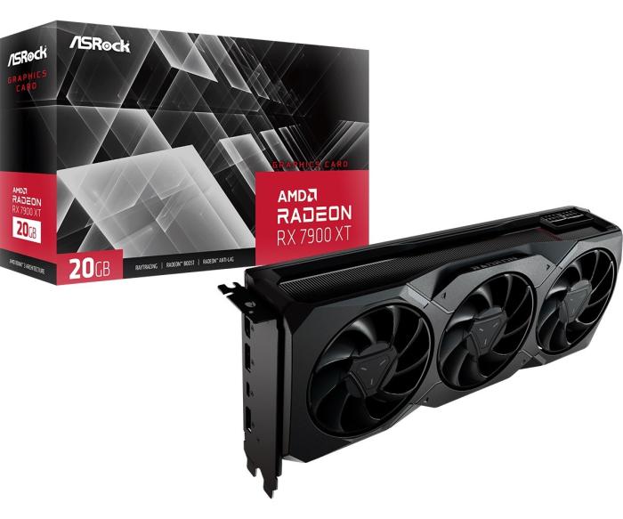 Radeon RX 7900XT Asrock 20GB GDDR6 RDNA3 [RX7900XT 20G] (1xHDMI 2.1, 3xDP 2.1) (320-bit, PCI-E 4.0)