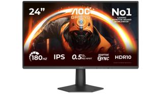 (24) 23.8 AOC 24G50F (IPS , 1920x1080, 300, 0.5ms, 1500:1, 85% HDR10, 180Hz) (1xHDMI 2.0, 1xDP 1.4, minijack) czarny