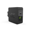 Green Cell Quick Charge 3.0 Uniwersalna ładowarka (zasilacz) sieciowa 230V / 1xUSB-C, 1xUSB (30W) [CHAR08]