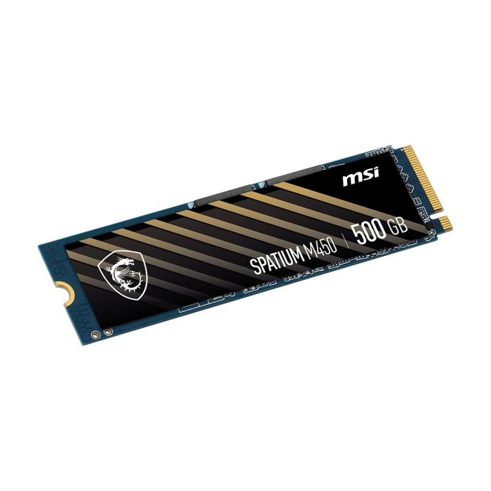 MSI Spatium M450 500GB SSD M.2 2280 PCIe4x4 NVMe (3600/2300 MB/s) [S78-440K090-P83]