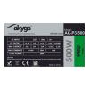 Akyga Pro (500W) (1x120mm) (CPU 1x4+4) (PCI-E 2x6+2) (3xMolex, 5xSATA) [AK-P3-500]