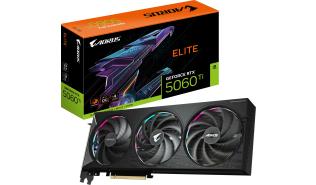 GeForce RTX5060Ti Gigabyte 16GB GDDR7 Aorus Elite [GV-N506TAORUS E-16GD] (1xHDMI 2.1b, 3xDP 2.1b) (128-bit, PCIe 5.0)