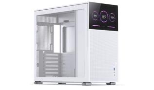 Jonsbo D41 MESH Screen White Tempered Glass (biały) (1xUSB 3.2, 1xUSB-C, 1xJack combo) (3x2.5, 2x3.5)