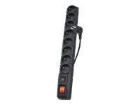 Acar S8 Dual (1.5m) 8 gniazd (czarny) [W1749]