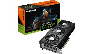 GeForce RTX5070Ti Gigabyte 16GB GDDR7 Windforce OC V2 SFF [GV-N507TWF3OCV2-16GD] (1xHDMI 2.1b, 3xDP 2.1b) (256-bit, PCIe 5.0)