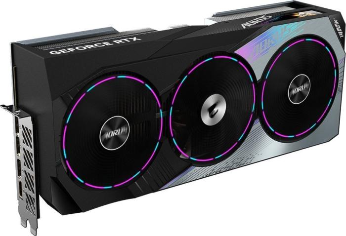 GeForce PCI-E RTX4080 Super Gigabyte 16GB GDDR6X Aorus Master [GV-N408SAORUS M-16GD] (1xHDMI 2.1, 3xDP 1.4a) (256-bit, PCI-E 4.0)