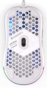 Endorfy LIX Plus OWH PMW3370 White RGB USB-C 19000dpi (optyczna, 1, 6) [EY6A003]