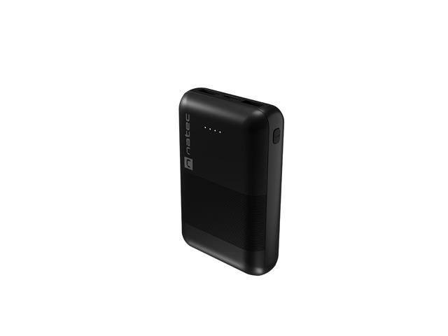 Power Bank Natec Trevi Compact 10000mAh 2xUSB-A, 1xUSB-C (czarny) [NPB-1941]