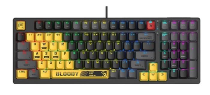 A4Tech Bloody S98 USB Sports Lime BLMS Red Switches USB (mechaniczna, podświetlana)