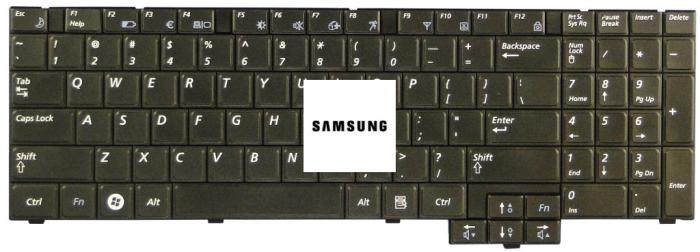 Klawiatura do notebooka Samsung R519, R525, R530, R528, R538, R540, R610, R620, R719, RV508, RV510 z blokiem numerycznym [ZN0188]