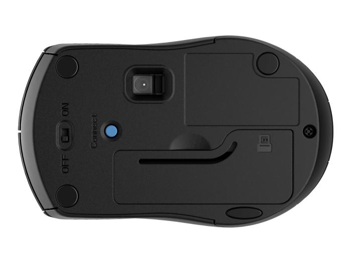 HP 220 Silent Wireless Black 1600dpi (optyczna, 1, 3) (czarny) [391R4AAABB]