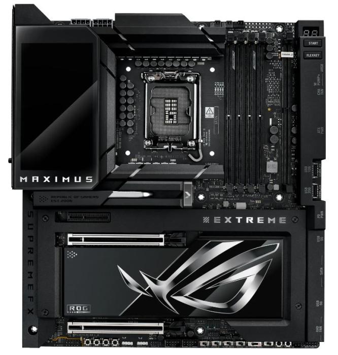 Asus ROG MAXIMUS Z890 EXTREME [S1851, 4xDDR5 do 9200MHz, (HDMI 2.1) (6xM.2, 2xPCIe 5.0 x16, 1xPCIe 4.0 x4, WiFi7, BT 5.4, ATX]