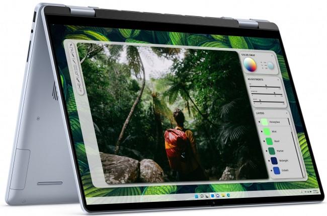 DELL Inspiron 16 7640 2w1 [7640-5359] 10-Core Intel Ultra 5 125U/16 1920x1200 błyszcząca, dotykowy / 16GB LPDDR5x / 512GB / Intel Arc / pk / 2.18kg / Win11Pro (niebieski)