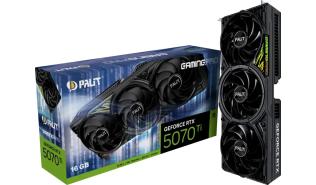 GeForce RTX5070Ti Palit 16GB GDDR7 GamingPro V1 [NE7507T019T2-GB2031Y] (1xHDMI 2.1b, 3xDP 2.1b) (256-bit, PCIe 5.0)