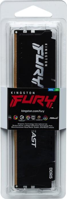 DDR5 32GB 5600 MHz Kingston Fury Beast Black CL40 40-40-40 1.25V [KF556C40BB-32]