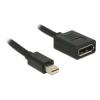 Delock adapter mini DisplayPort (M) 1.2 / DisplayPort (F) 4K [65554]