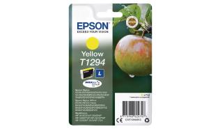 C13T12944012 (T1294) - yellow, oryginalny wkład z atramentem Epson, 7 ml, 445 stron (Epson Stylus Office BX305F, BX305FW, BX320FW, BX525WD, BX625FWD, B42WD, BX925FWD, BX535WD, BX935FWD)