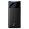 Power Bank Baseus 30000mAh 20W 2xUSB-A + 1xUSB-C (PD) 1xmicroUSB Quick Charge 3.0 LED (czarny) [PPDML-N02]