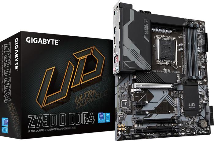 Gigabyte Z790 D DDR4 (Intel Z790) [S1700, 4xDDR4 do 5333MHz, (HDMI 2.0) (3xM.2, 1xPCIe 5.0 x16, 1xPCIe 4.0 x4, 3xPCIe 3.0 x1), ATX]