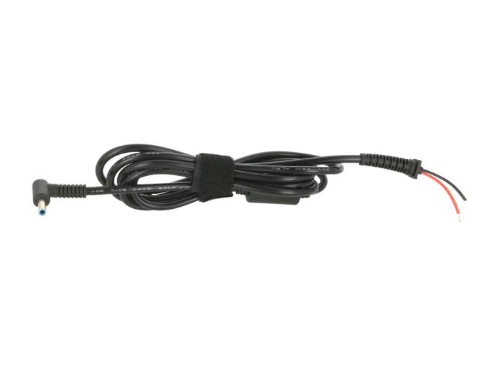 Wtyk z kablem do notebooków HP wtyczka 4.5x3.0mm + pin [DC-HP195615]