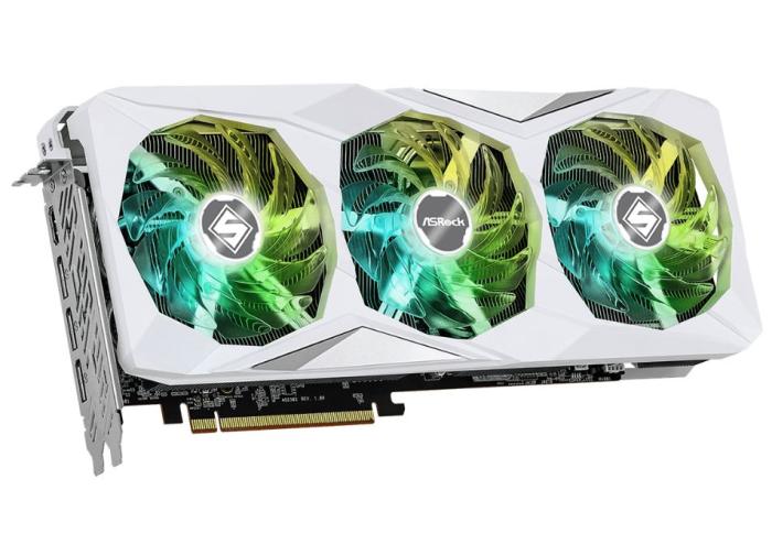 Radeon RX 7700XT Asrock 12GB GDDR6 Steel Legend [RX7700XT SL 12GO] (1xHDMI 2.1, 3xDP 2.1) (192-bit, PCI-E 4.0)