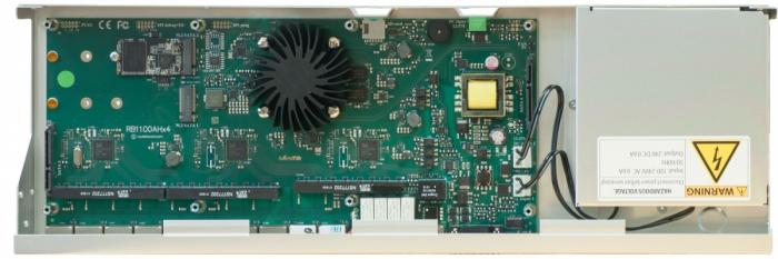 MikroTik Dude Edition Router 13x RJ45 1000Mb/s 1x microSD 2x SATA 2x M.2 60GB drive included [RB1100DX4]