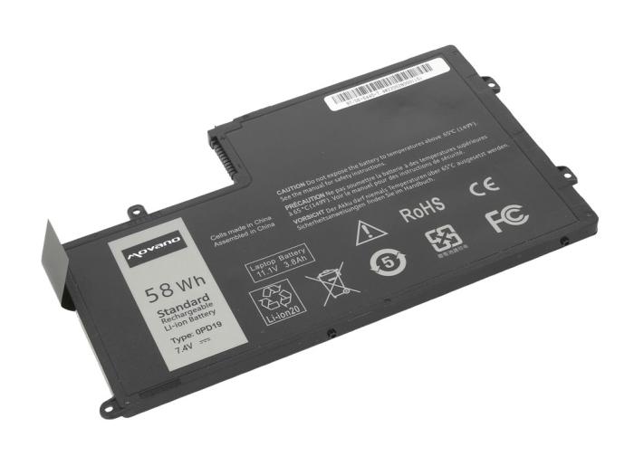 Movano bateria Dell Inspiron 15 5542, 14 5445 7.4V/7.6V, 7600mAh, 58Wh [BT/DE-5445-7.4]