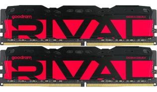 DDR4 32GB (2x16GB) 3200 MHz Goodram Rival Radiant Red CL16 1.35V [GGRRD4-32L16A/32GDC]