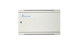 Extralink szafa rack wisząca 19 6U 600x600 ASP drzwi metalowe (szary) [EX.13001-6U]