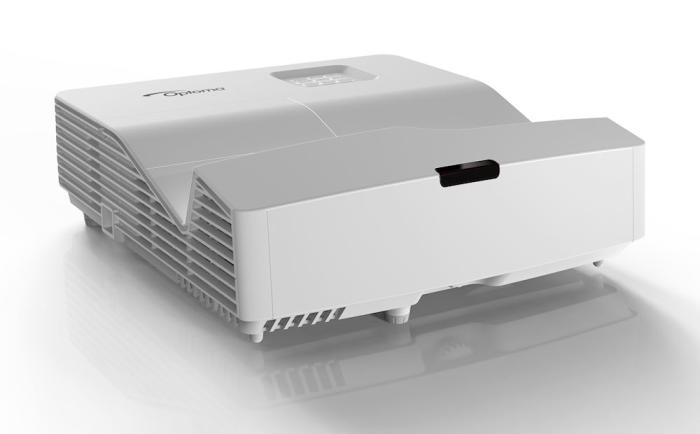 Projektor Optoma W340UST DLP WXGA ultrakrótkoogniskowy (1280x800, 16:10, 4000 ANSI, 22000:1, 12000h/15000h) (2xHDMI, 2xVGA, 1xUSB)