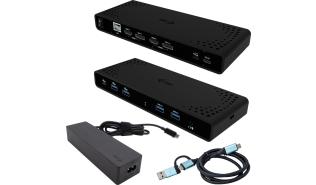 Stacja dokująca I-TEC Universal Dual 4K Display Docking Station 2xDP 2xHDMI LAN Audio Power Delivery 85W + USB-C Charger 100W [CADUA4KDOCKPDB100]